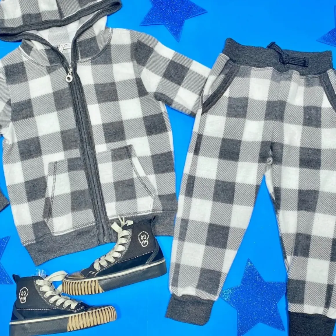PLAID SUPER SOFT SWEATPANTS