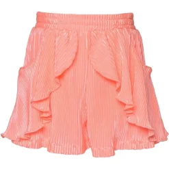 PLEATED RUFFLE SHORTS