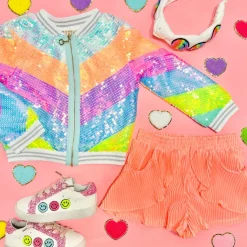PLEATED RUFFLE SHORTS