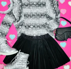 PLEATED SKIRT