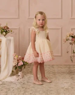 PROVENCE EYELET HEARTS DRESS