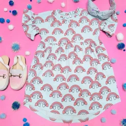 RAINBOW FRILL DRESS