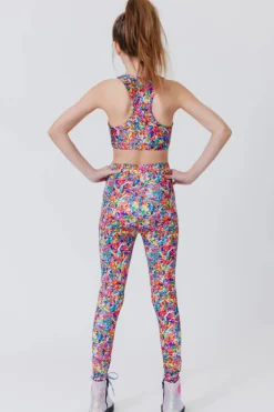 RAINBOW SPRINKLES SPORTS BRA