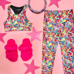 RAINBOW SPRINKLES SPORTS BRA