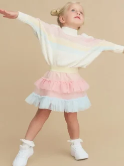 RAINBOW TULLE SKIRT