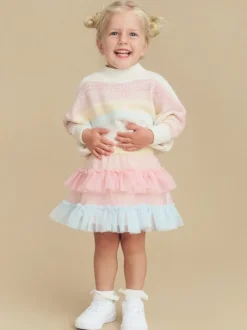 RAINBOW TULLE SKIRT