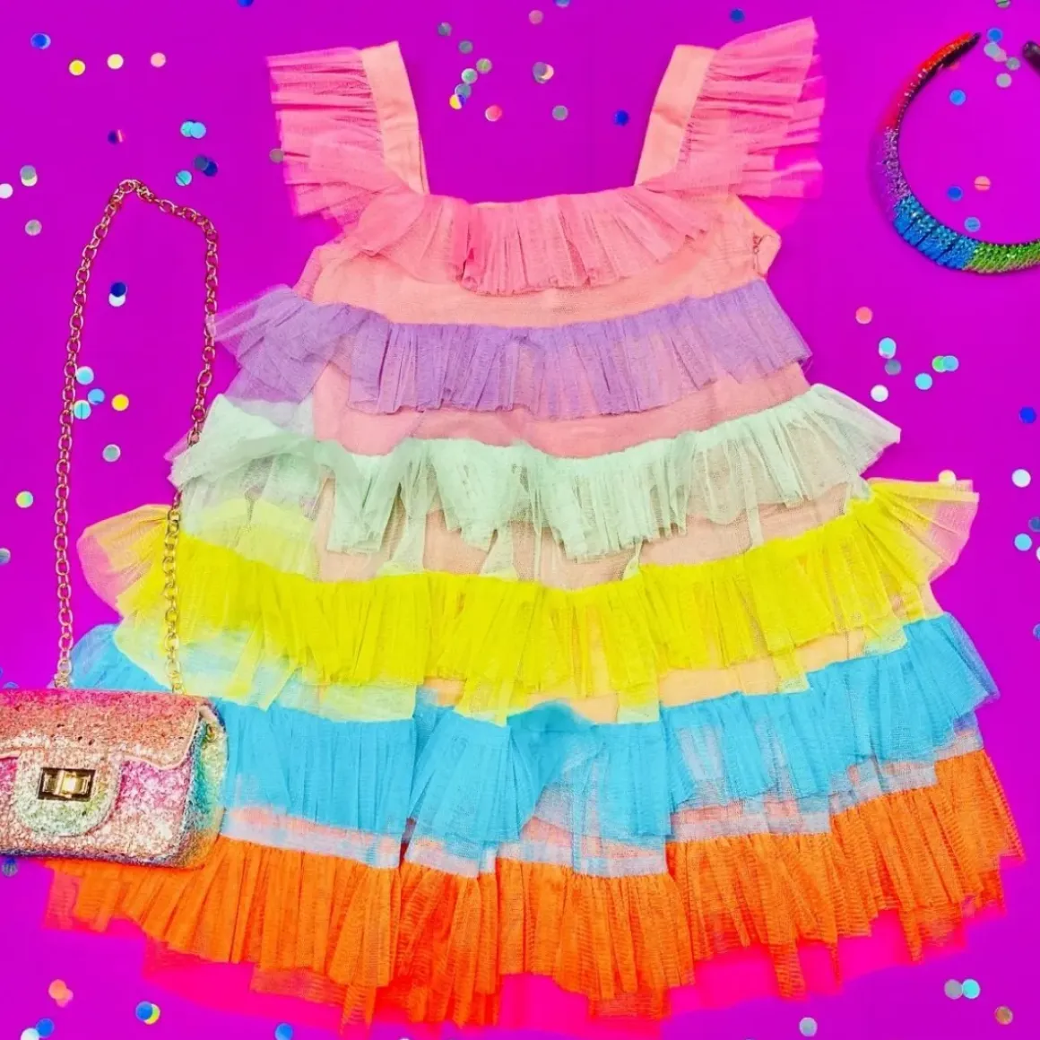 RAINBOW TUTU DRESS
