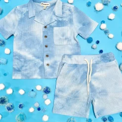 RESORT TIE DYE BUTTON DOWN