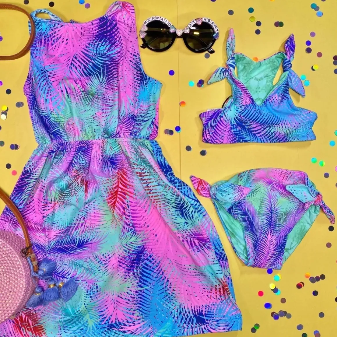 REVERSIBLE KNOT HALTER TWO PIECE BIKINI