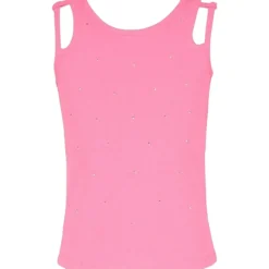 RHINESTONE DOUBLE STRAP TANK TOP