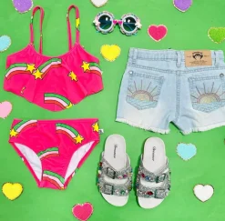 RHODES SUNSHINE DENIM SHORTS