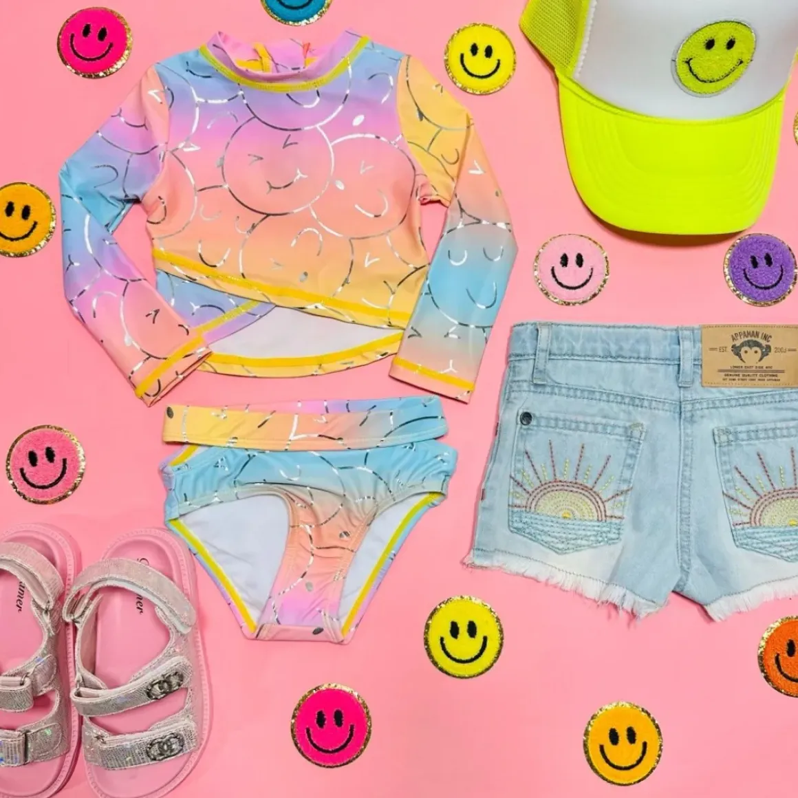 RHODES SUNSHINE DENIM SHORTS