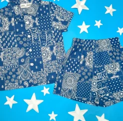 RYDER BANDANA BUTTON DOWN AND SHORTS SET