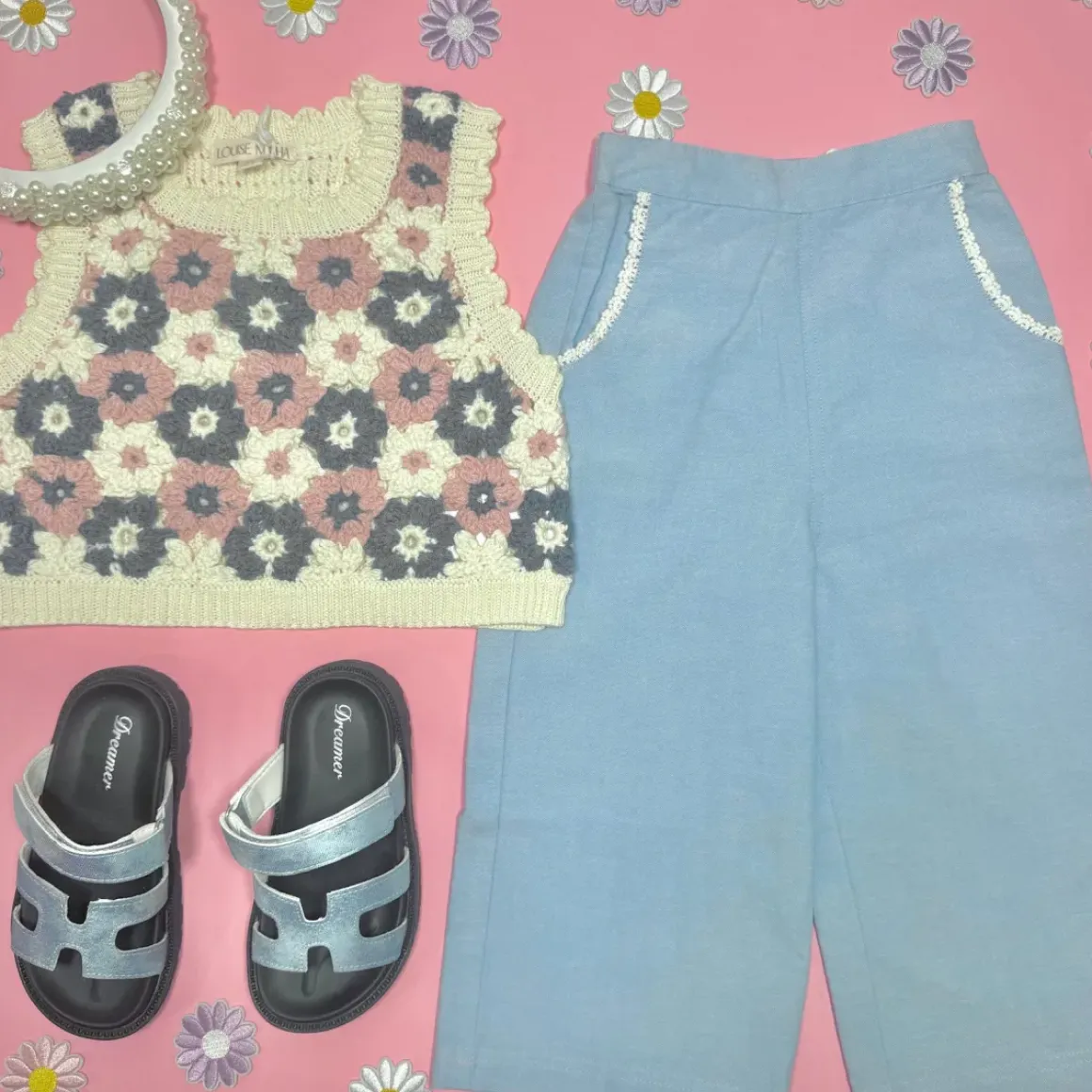 RYNIA CROCHET TOP