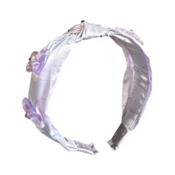 SATIN CRYSTAL BOW HEADBAND
