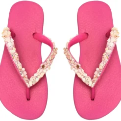 SEASHELL FLIP FLOP SANDALS