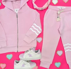 SEASHELL WAVES ZIP UP HOODIE