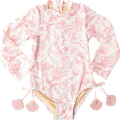 SEASIDE TOILE LONG SLEEVE ONE PIECE SWIMSUIT