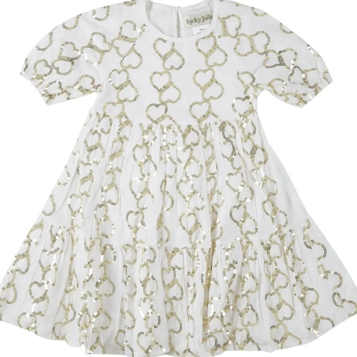 SEQUIN HEART DRESS