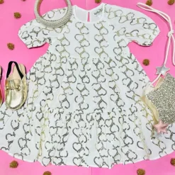 SEQUIN HEART DRESS