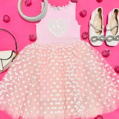 SEQUIN HEART TUTU DRESS