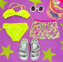 SEQUIN MINI SKIRT COVER UP