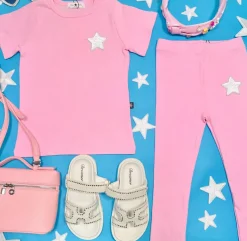 SEQUIN STAR TSHIRT AND LEGGINGS SET