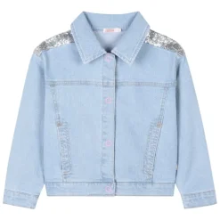 SEQUIN SUN DENIM JACKET
