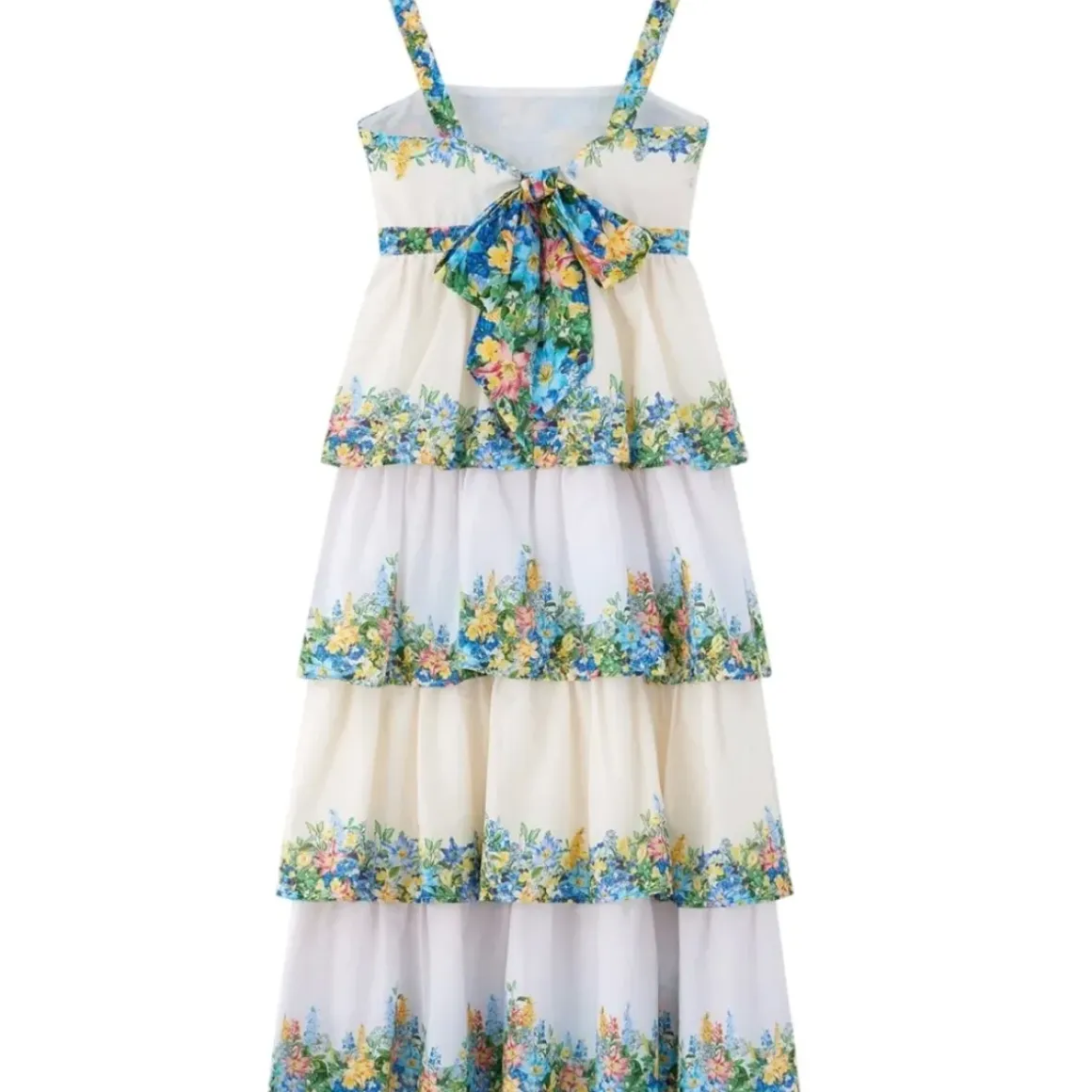 SERENITY EMBROIDERED FLORAL MAXI DRESS