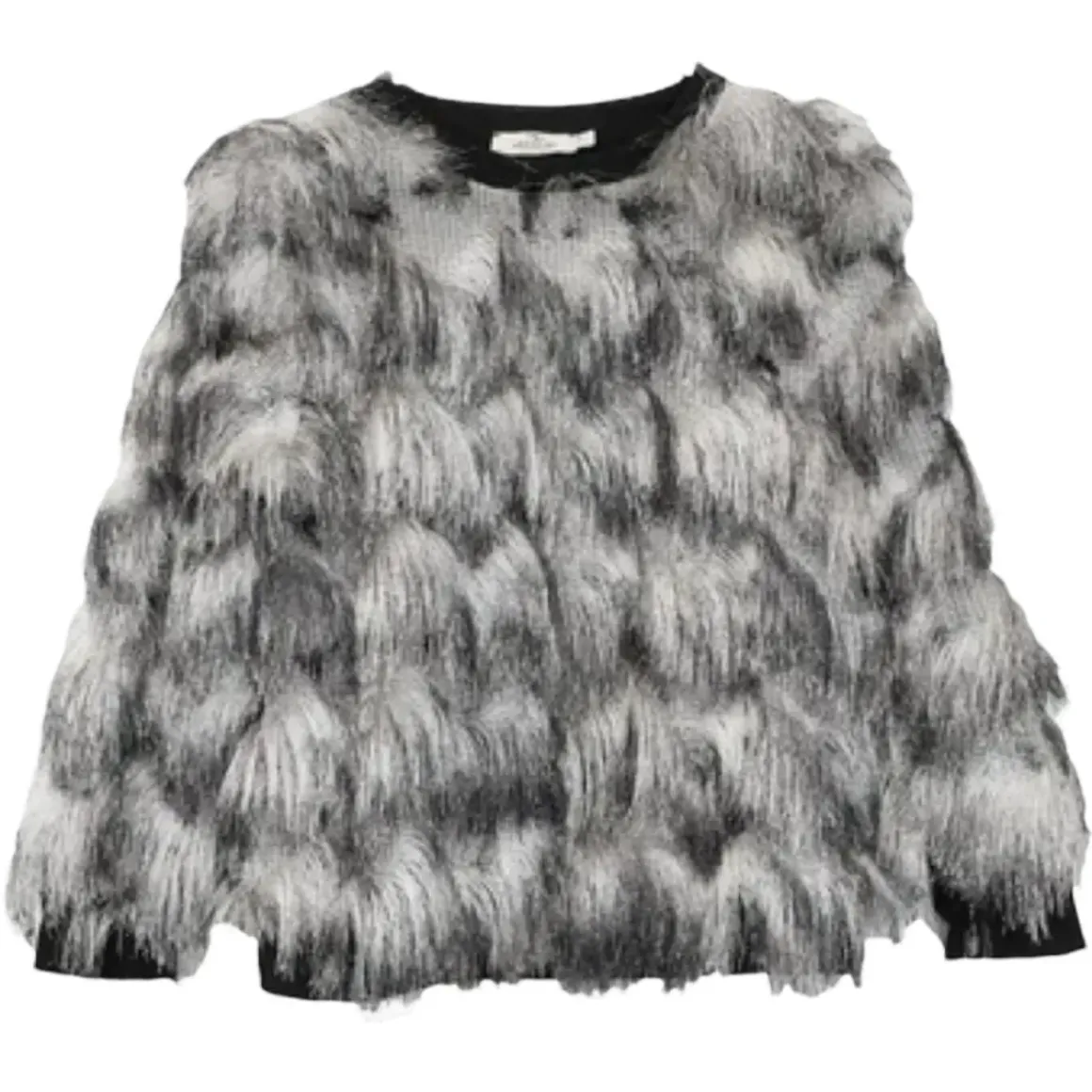 SHIMMERY FRINGE SWEATSHIRT