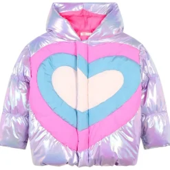 SHINY HEART PUFFER JACKET