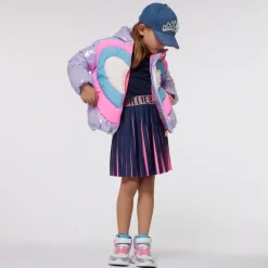 SHINY HEART PUFFER JACKET