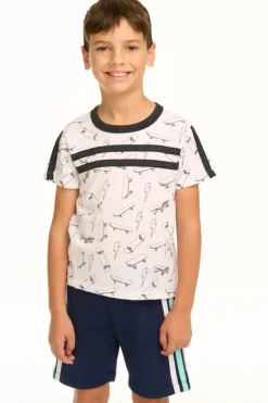 SKATEBOARD STRIPE TSHIRT