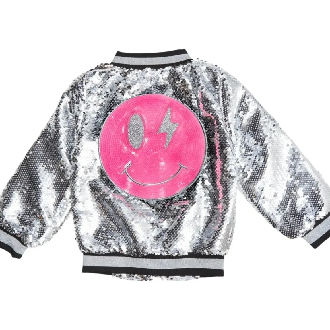 SMILEY EMOJI SEQUIN JACKET