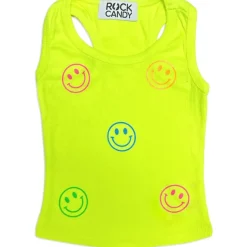SMILEY FACE NEON TANK TOP