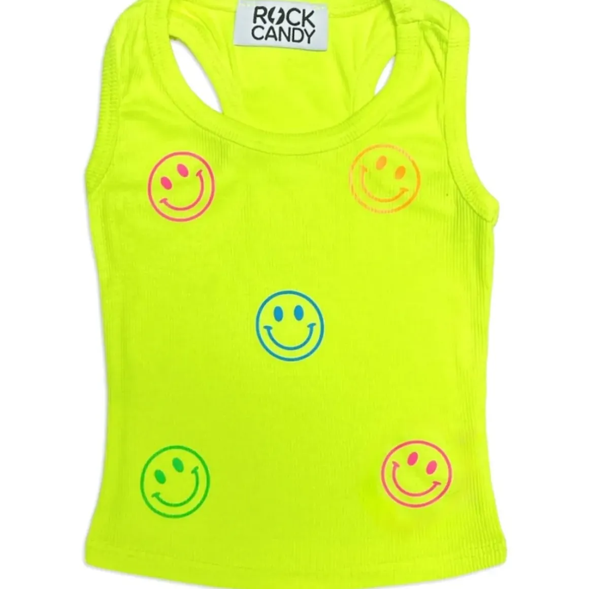 SMILEY FACE NEON TANK TOP