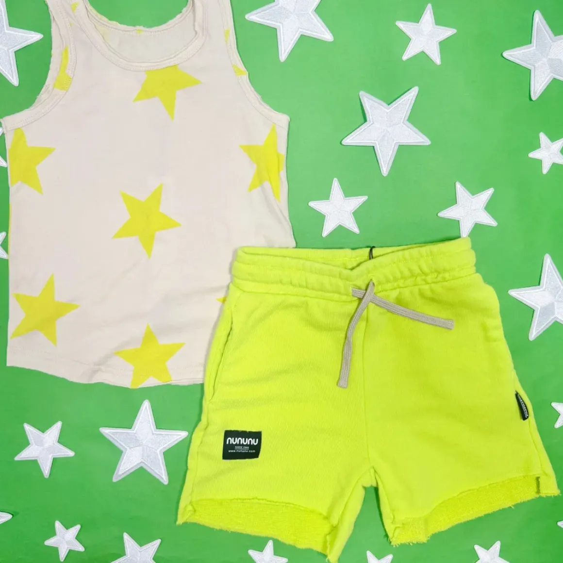 SMOKEY NATURAL STAR TANK TOP