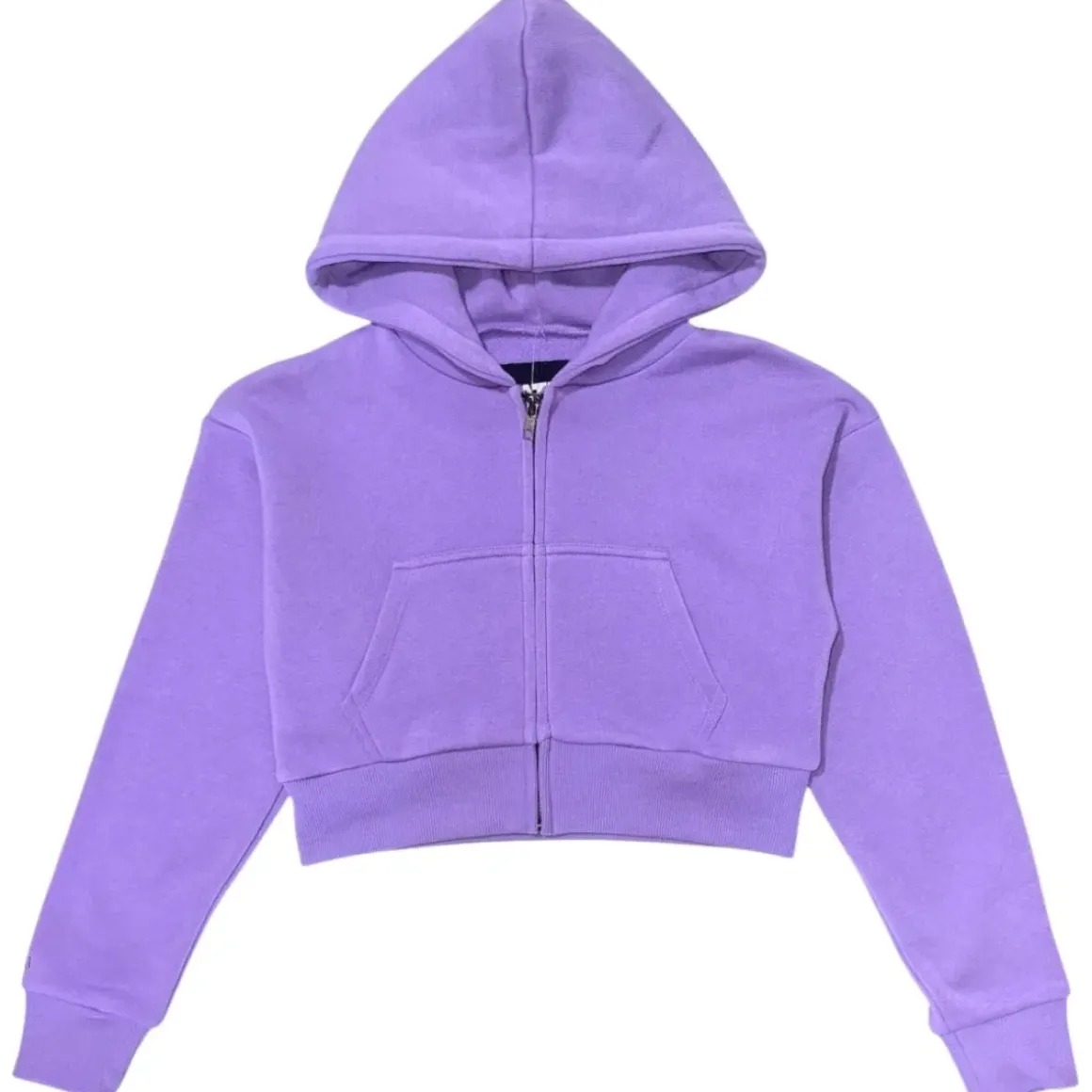 SO VIOLET DYLAN ZIP UP CROP HOODIE