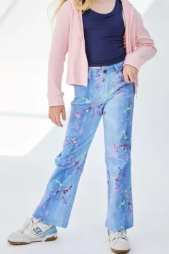 SPLATTER DENIM PANTS