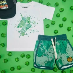 SPLATTER WARBLE SWIM TRUNKS