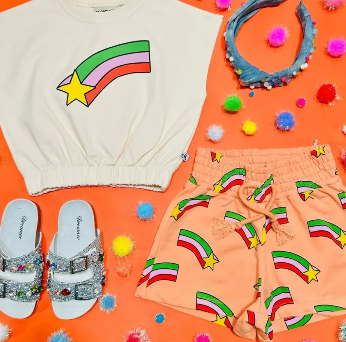 STAR SWEAT SHORTS