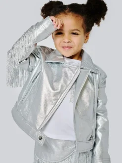 STARS FRINGE LONG SLEEVE TOP
