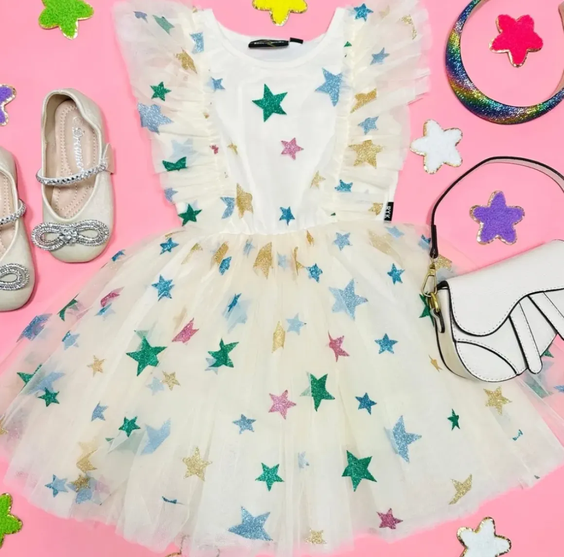 STARS TULLE TUTU DRESS