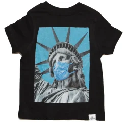 STATUE OF LIBERTY MASK TSHIRT