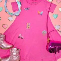 STICKER BEANS SWING DRESS