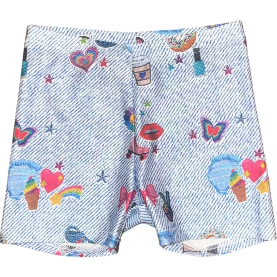 STICKERBEANS X TEREZ BIKER SHORTS