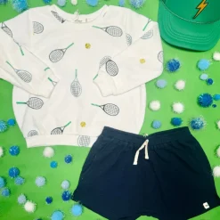 TENNIS BOXY SWEATSHIRT