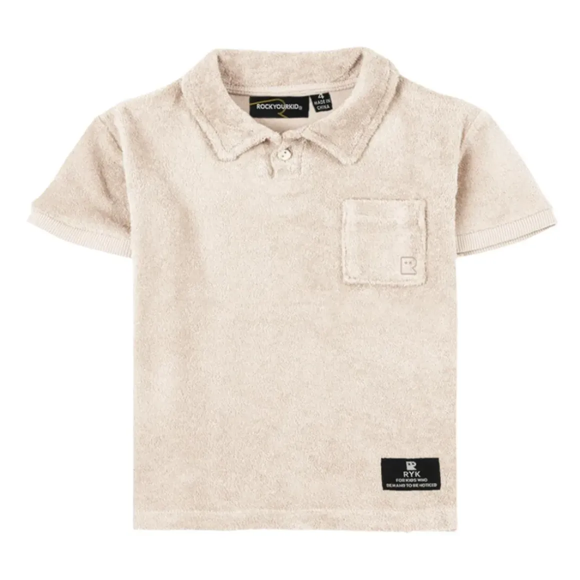 TERRY TOWEL POLO TSHIRT