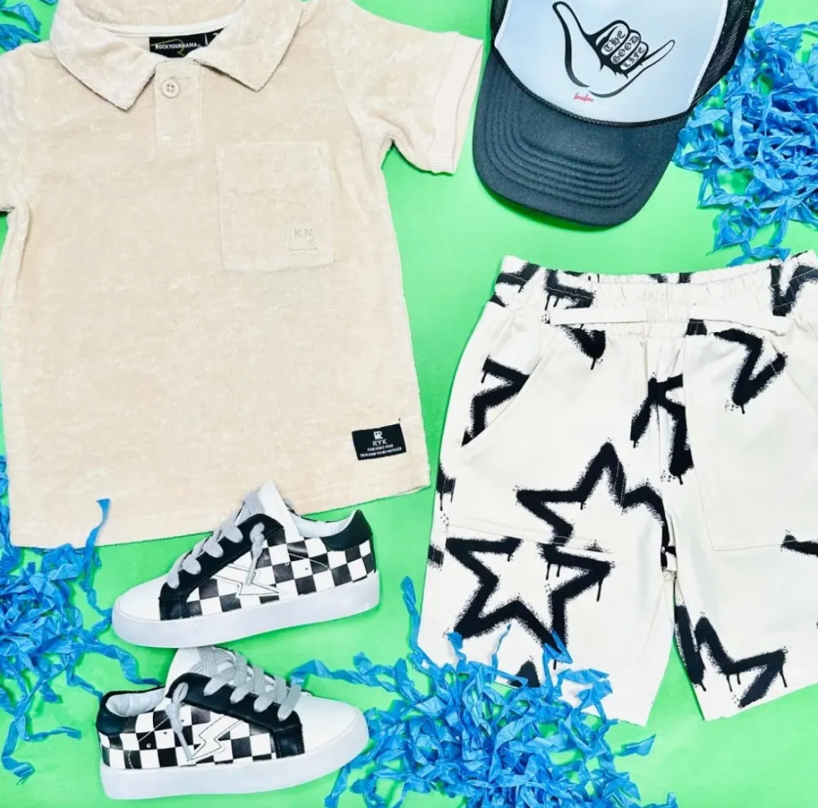 TERRY TOWEL POLO TSHIRT