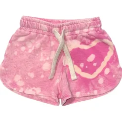 TIE DYE HEART SHORTS